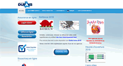 Desktop Screenshot of bureaudufays.be